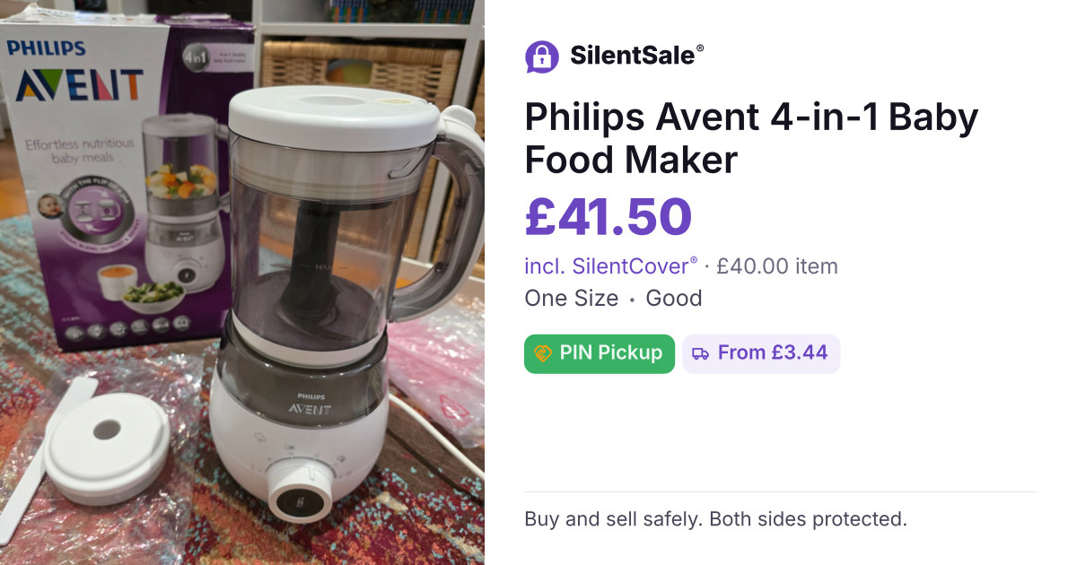Philips Avent 4-in-1 Baby Food Maker