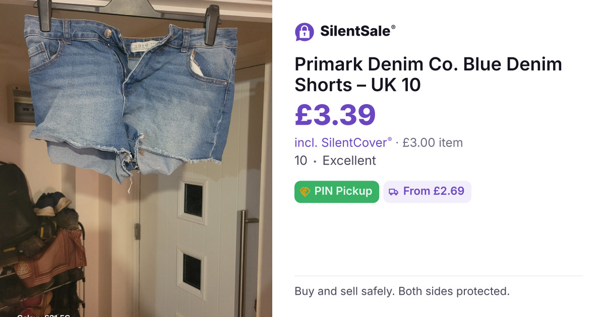 Primark Denim Co. Blue Denim Shorts – UK 10