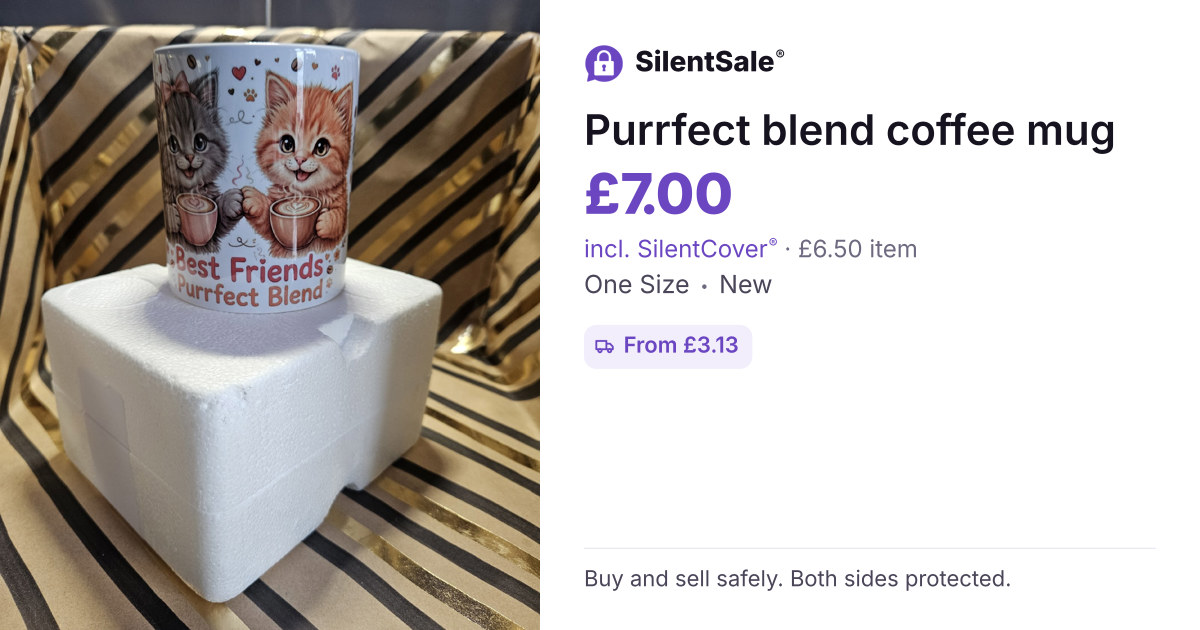 Purrfect blend coffee mug
