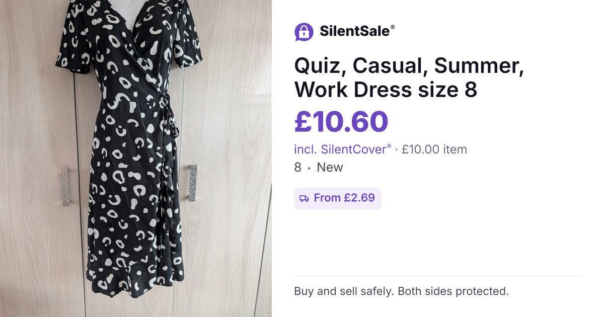 Quiz, Casual, Summer, Work Dress size 8