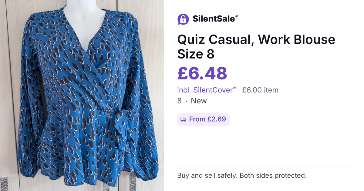 Quiz Casual, Work Blouse Size 8