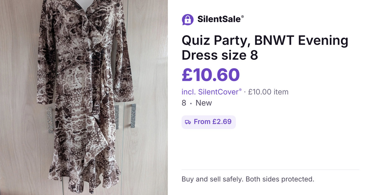 Quiz Party, BNWT Evening Dress size 8