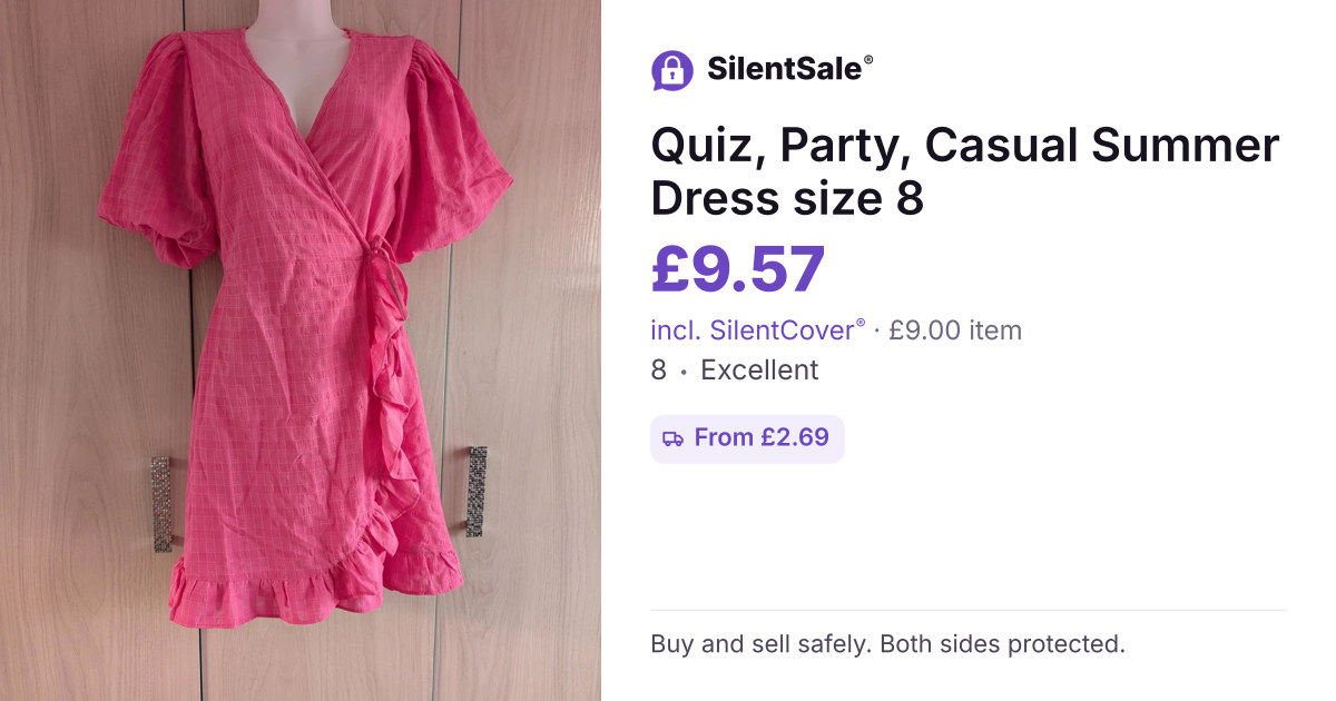 Quiz, Party, Casual Summer Dress size 8
