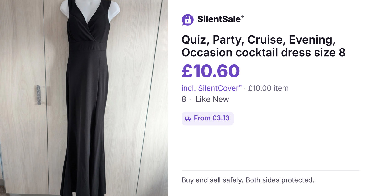 Quiz, Party, Cruise, Evening, Occasion cocktail dress size 8