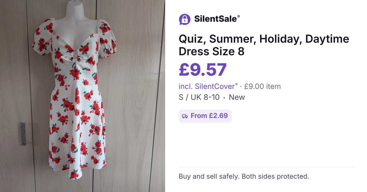 Quiz, Summer, Holiday, Daytime Dress Size 8