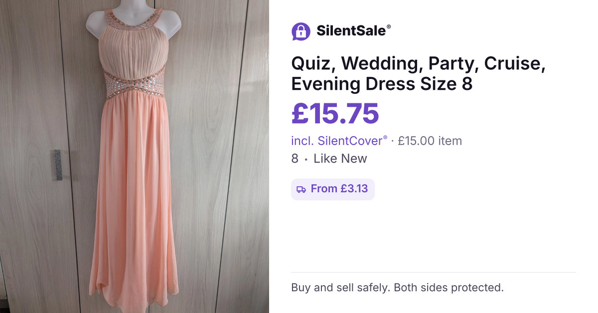 Quiz, Wedding, Party, Cruise, Evening Dress Size 8