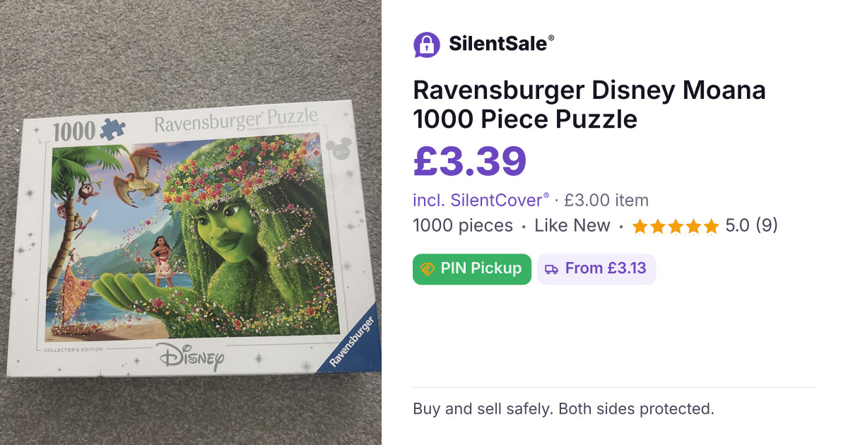 Ravensburger Disney Moana 1000 Piece Puzzle