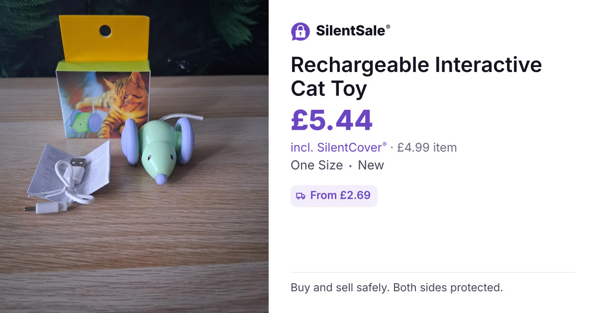 Rechargeable Interactive Cat Toy 