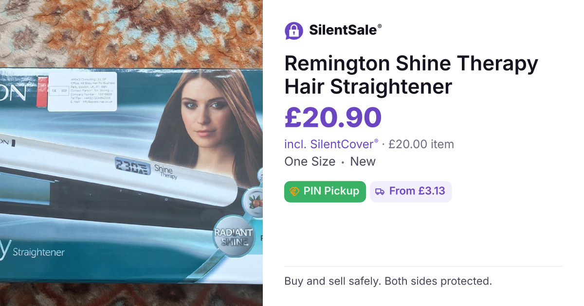 Remington Shine Therapy Hair Straightener