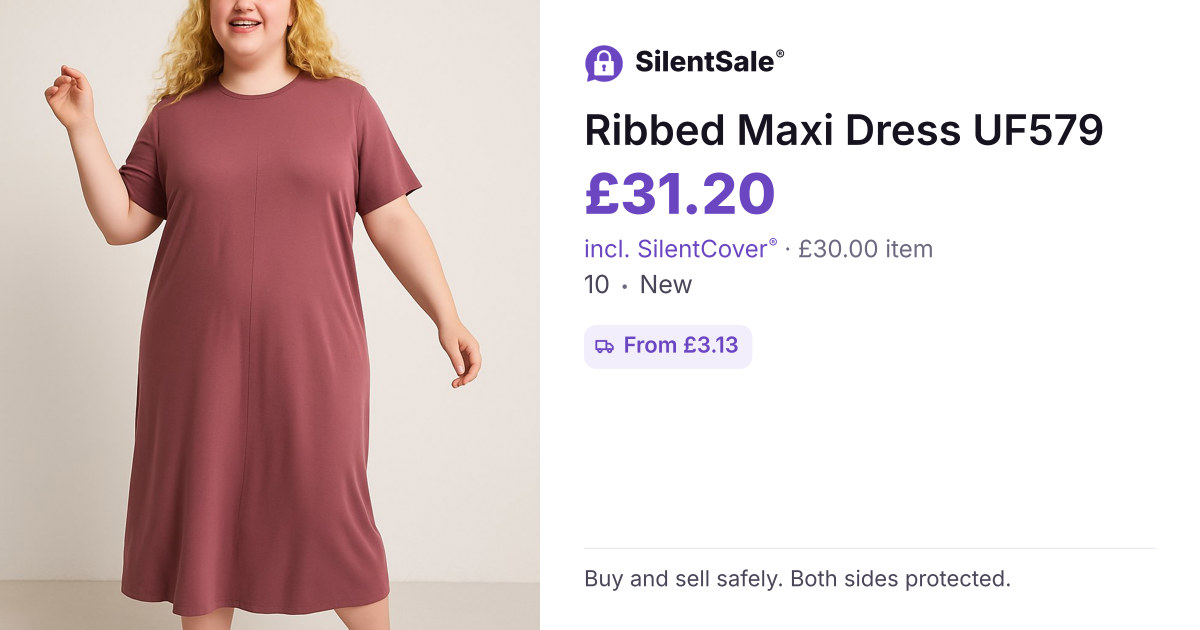 Ribbed Maxi Dress UF579