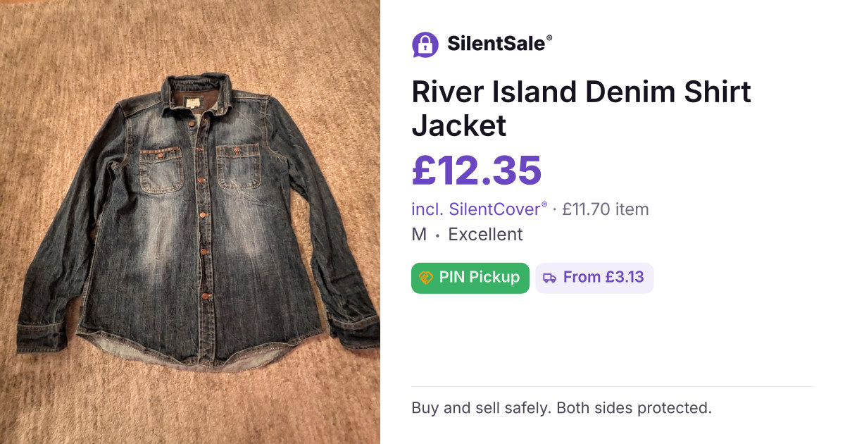 River Island Denim Shirt Jacket