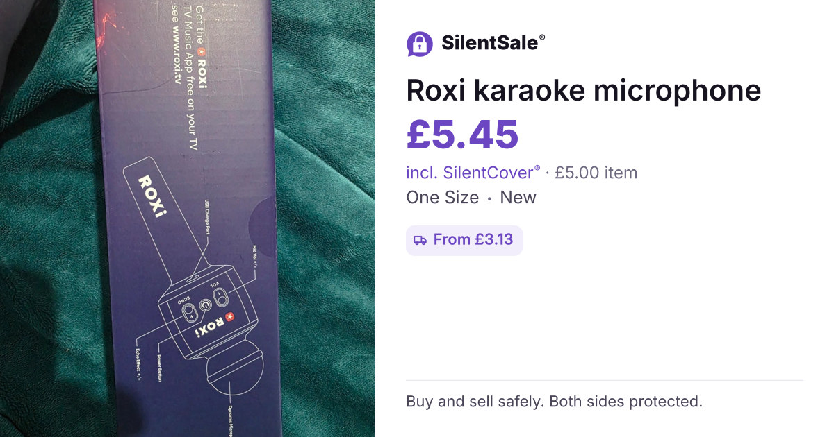 Roxi karaoke microphone
