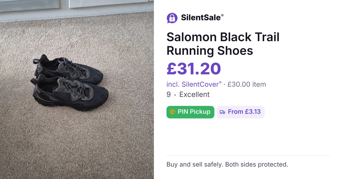 Salomon Black Trail Running Shoes