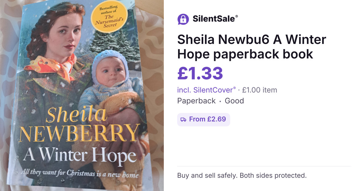 Sheila Newbu6 A Winter Hope paperback book