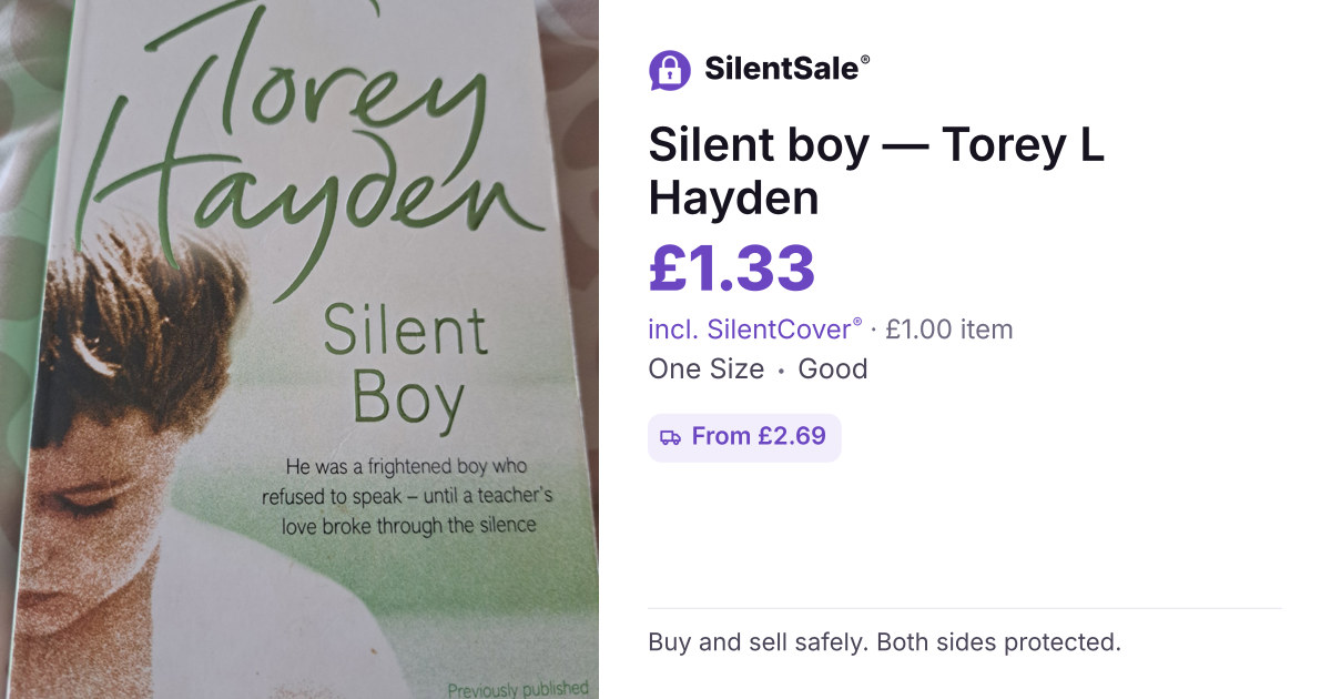 Silent boy — Torey L Hayden