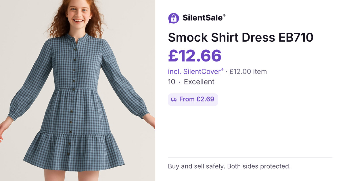 Smock Shirt Dress EB710