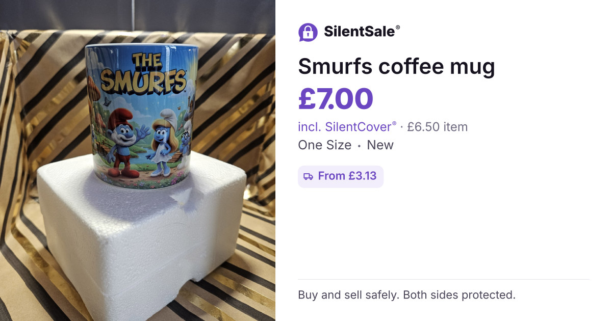 Smurfs coffee mug