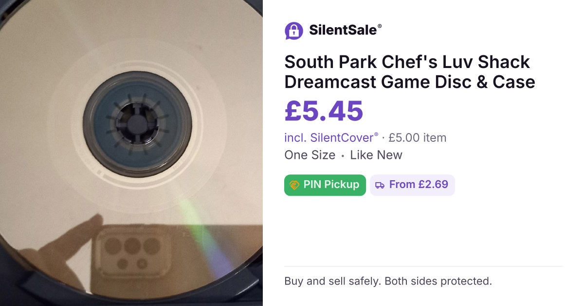 South Park Chef's Luv Shack Dreamcast Game Disc & Case