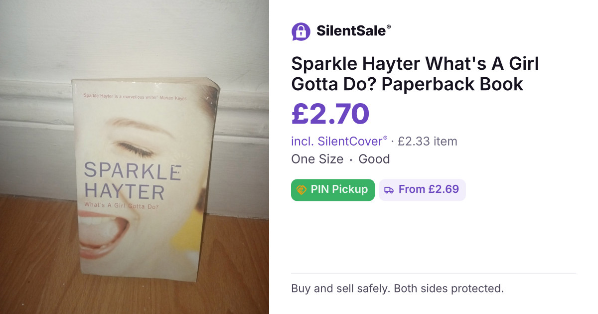 Sparkle Hayter What's A Girl Gotta Do? Paperback Book