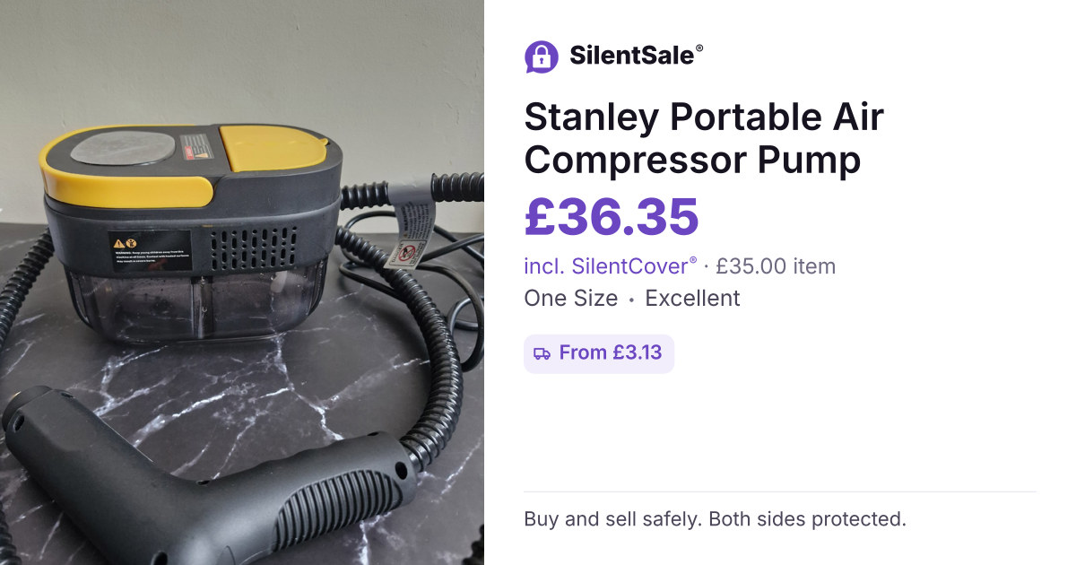 Stanley Portable Air Compressor Pump