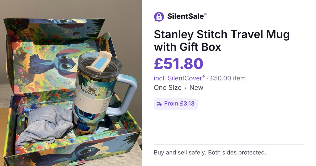 Stanley Stitch Travel Mug with Gift Box