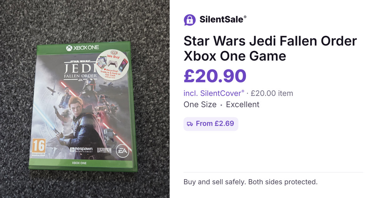 Star Wars Jedi Fallen Order Xbox One Game