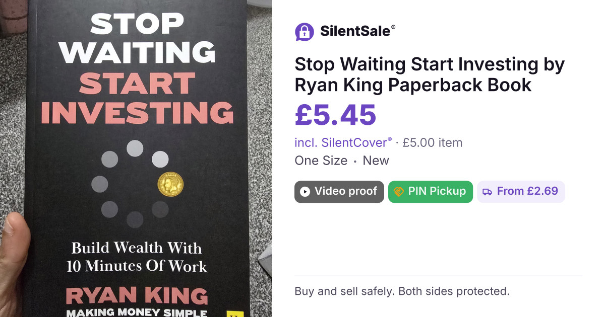 Stop Waiting Start Investing by Ryan King Paperback Book