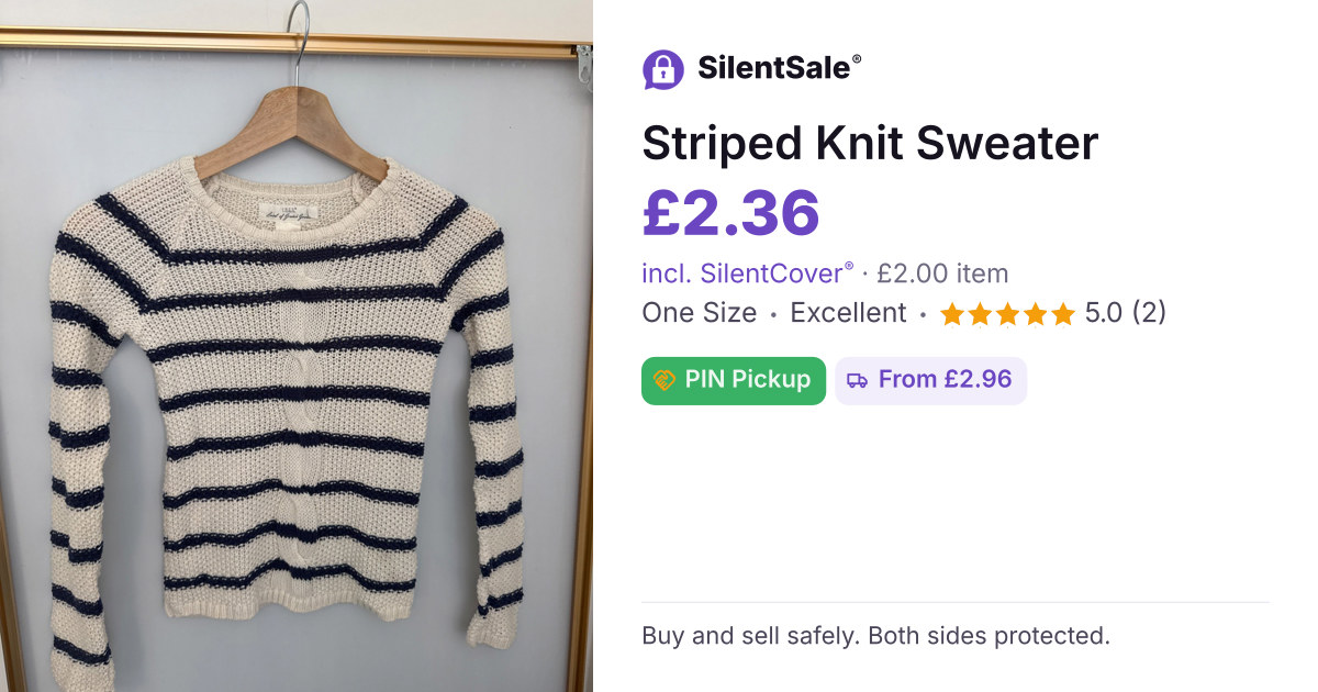 Striped Knit Sweater