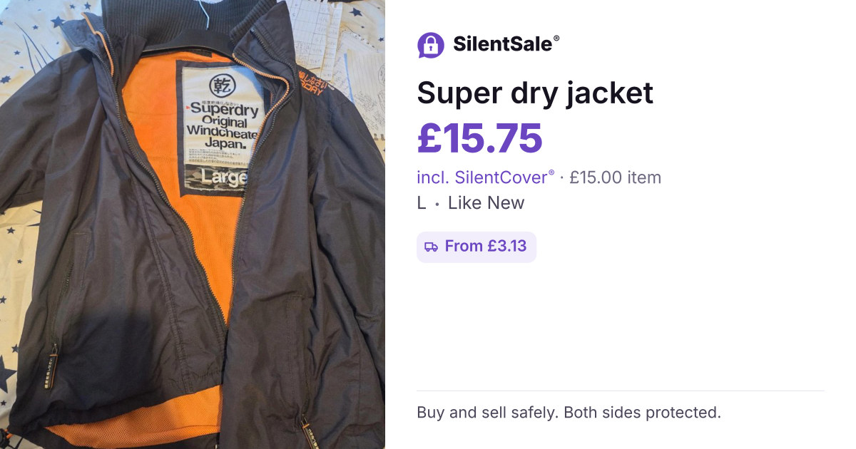 Super dry jacket