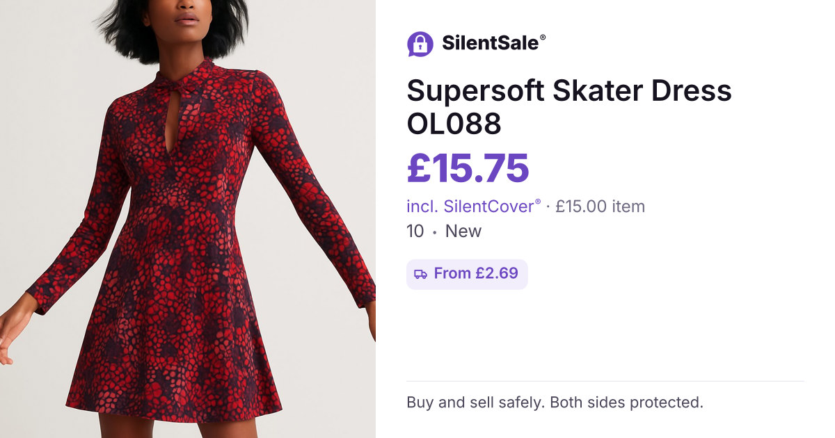 Supersoft Skater Dress OL088