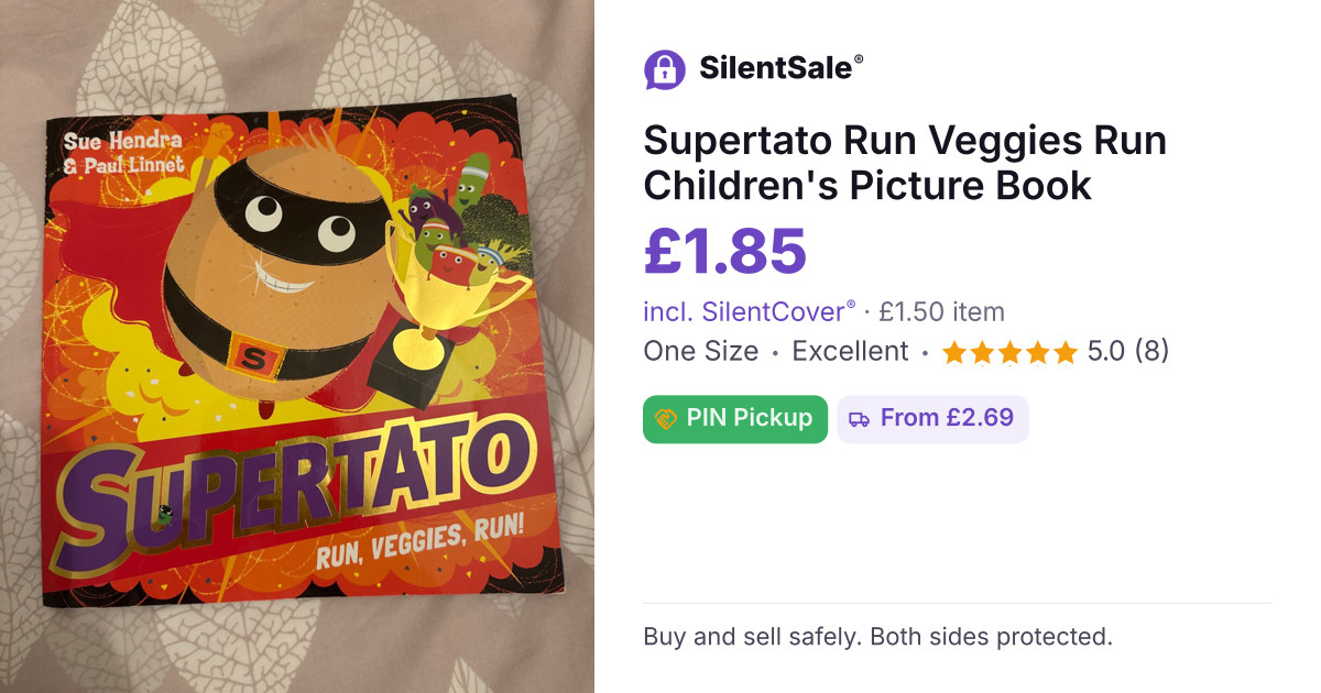 Supertato Run Veggies Run Children's Picture Book