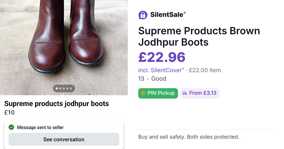 Supreme Products Brown Jodhpur Boots