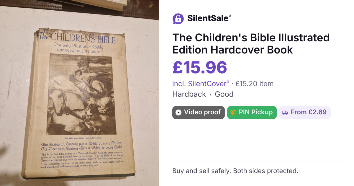 The Children's Bible Illustrated Edition Hardcover Book
