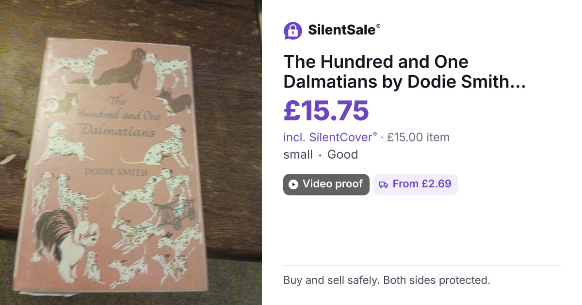 The Hundred and One Dalmatians by Dodie Smith Hardcover Book