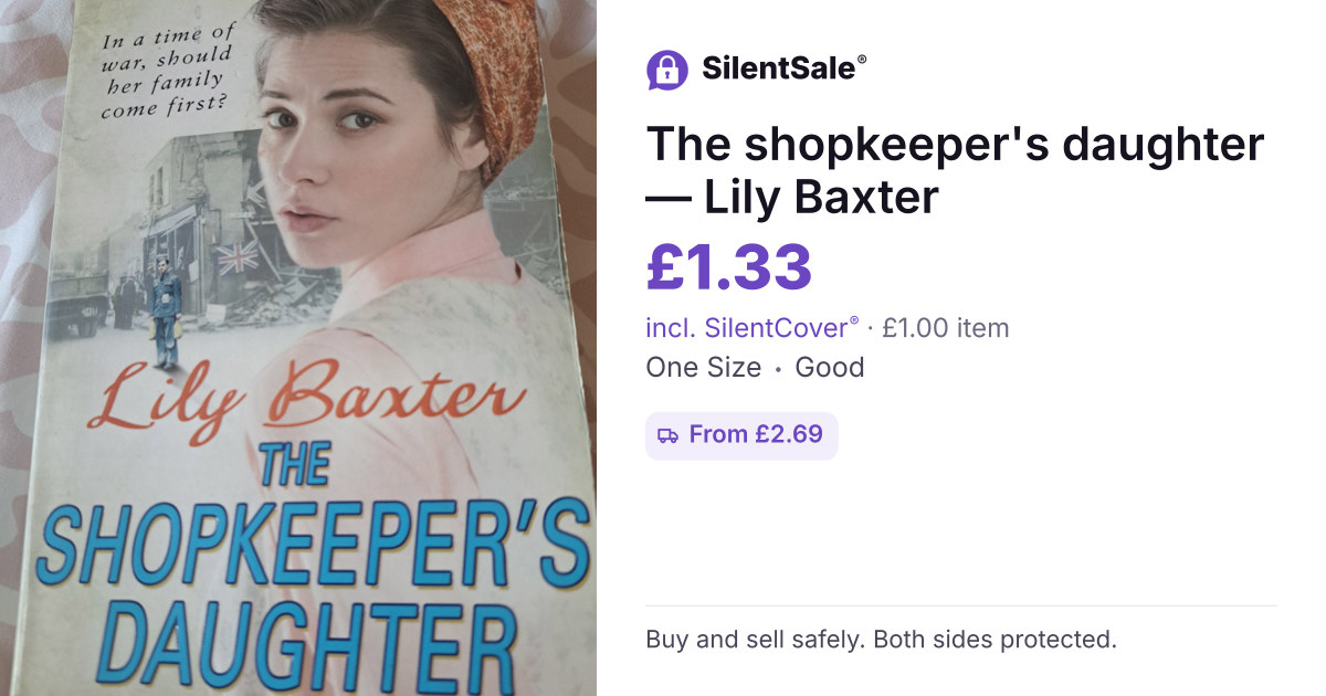 The shopkeeper's daughter — Lily Baxter