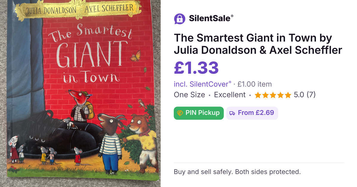 The Smartest Giant in Town by Julia Donaldson & Axel Scheffler