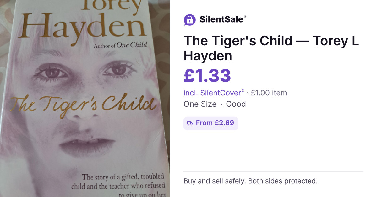 The Tiger's Child — Torey L Hayden