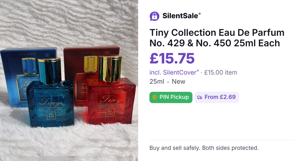 Tiny Collection Eau De Parfum No. 429 & No. 450 25ml Each
