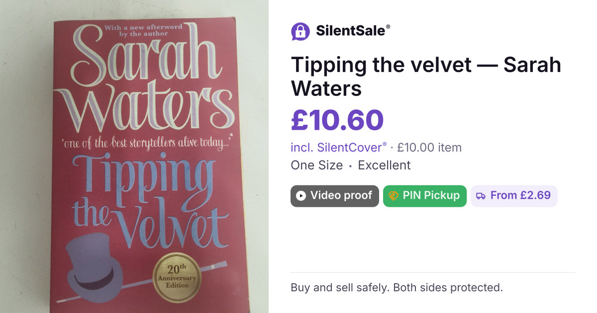 Tipping the velvet — Sarah Waters