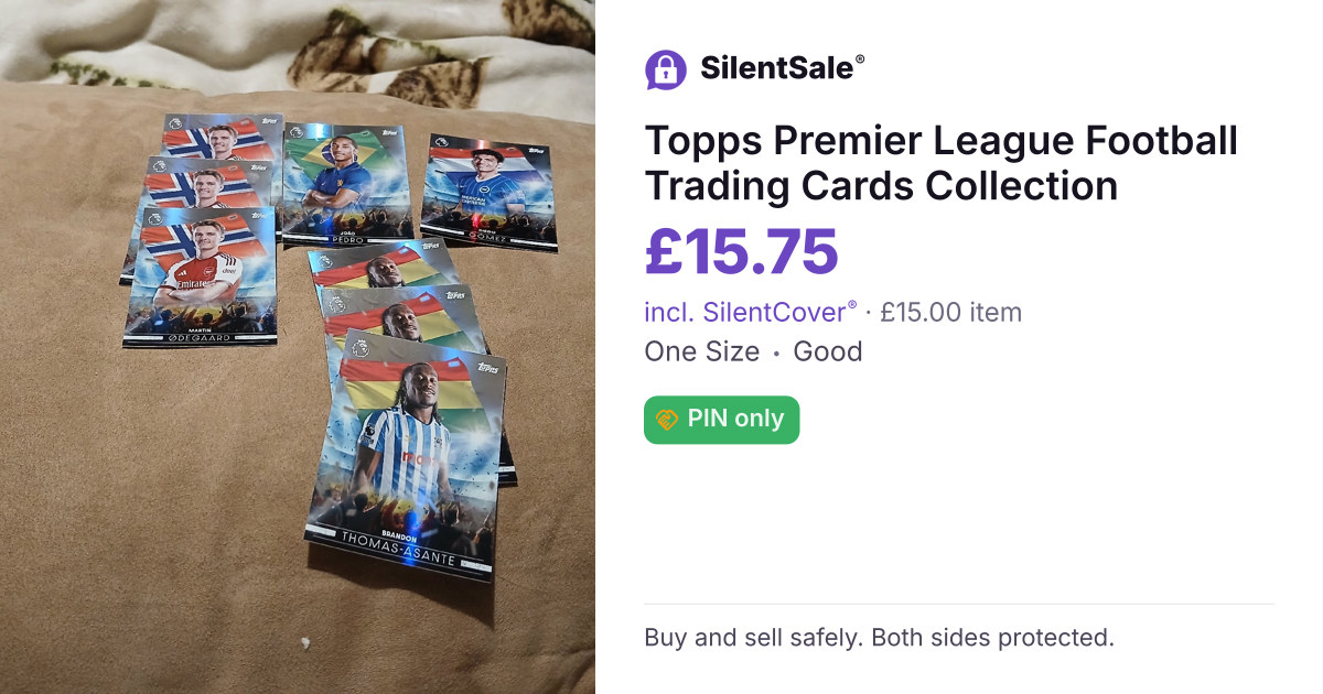 Topps Premier League Football Trading Cards Collection