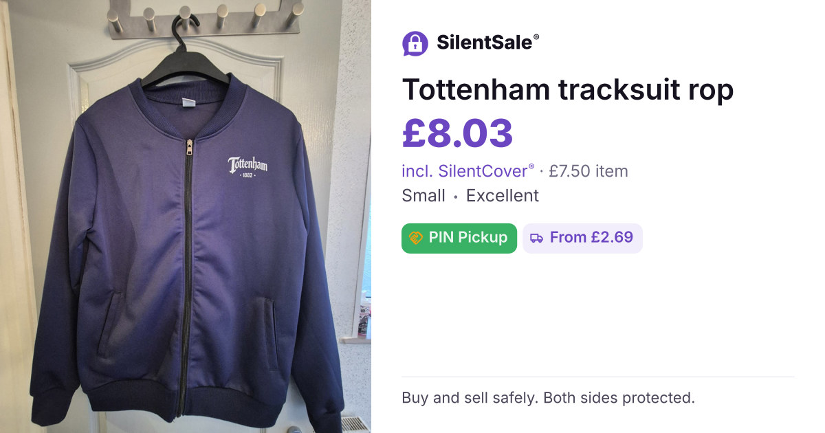Tottenham tracksuit rop