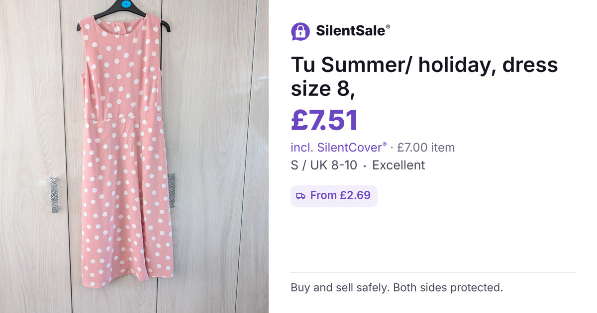 Tu Summer/ holiday, dress size 8,