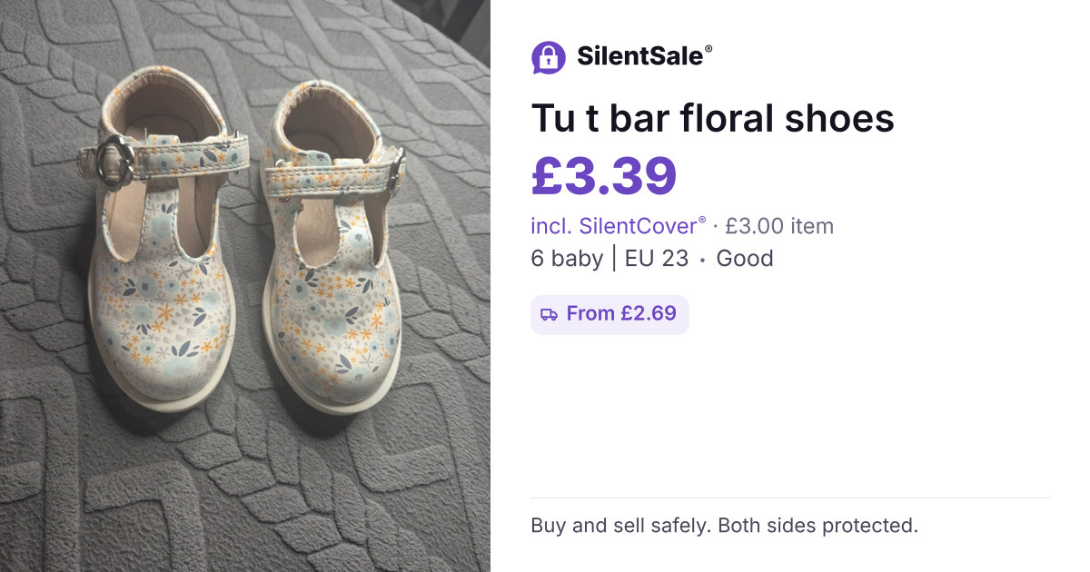Tu t bar floral shoes