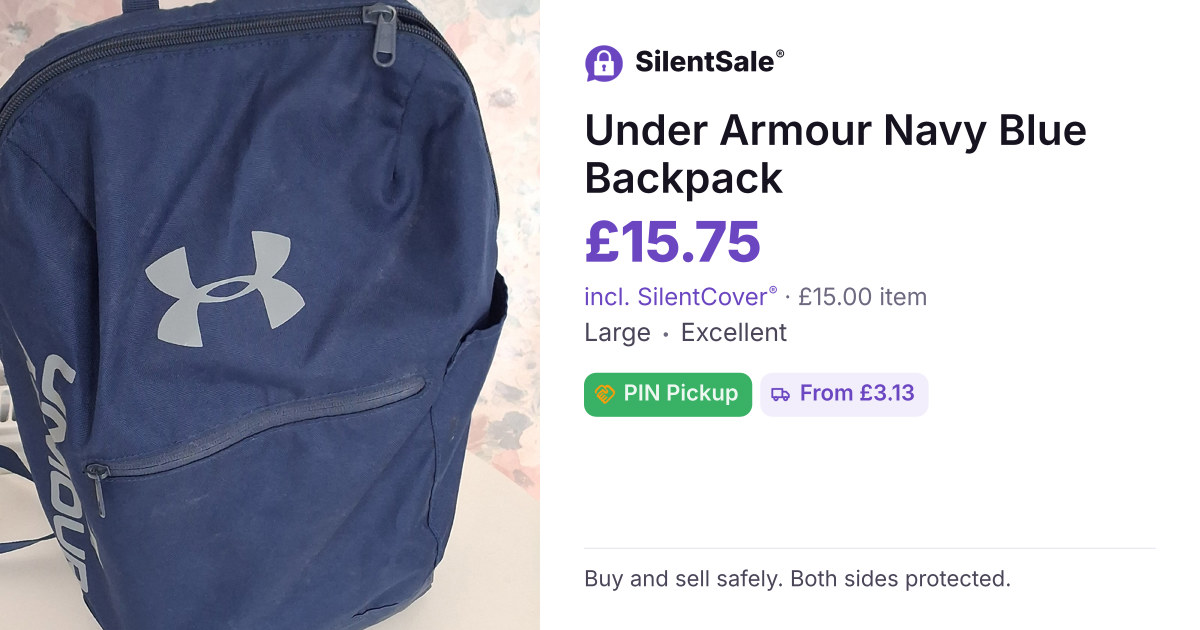 Under Armour Navy Blue Backpack