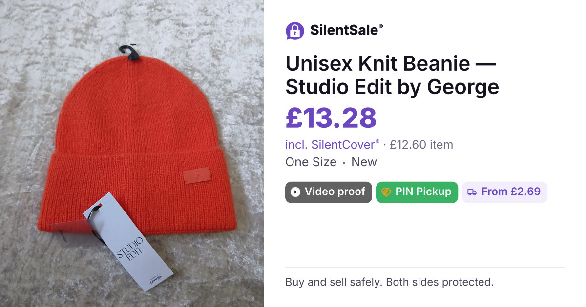 Unisex Knit Beanie — Studio Edit by George