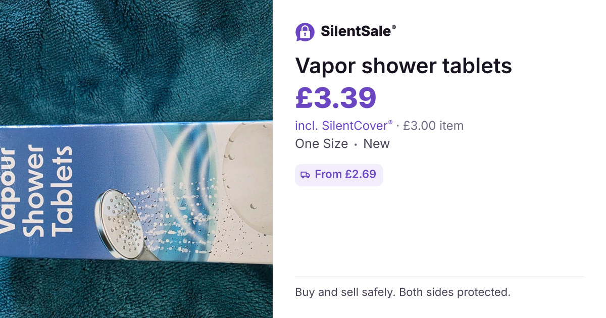 Vapor shower tablets
