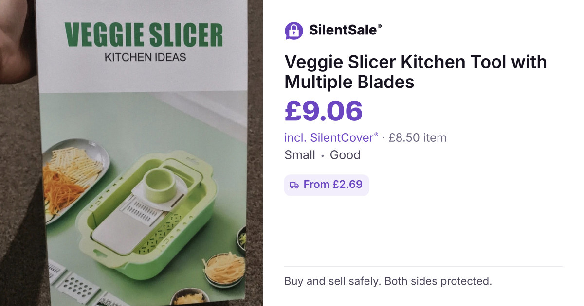 Veggie Slicer Kitchen Tool with Multiple Blades