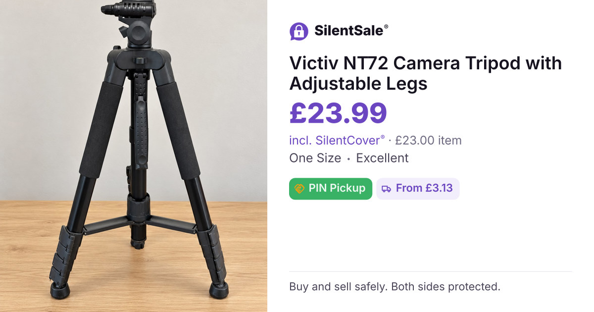 Victiv NT72 Camera Tripod with Adjustable Legs