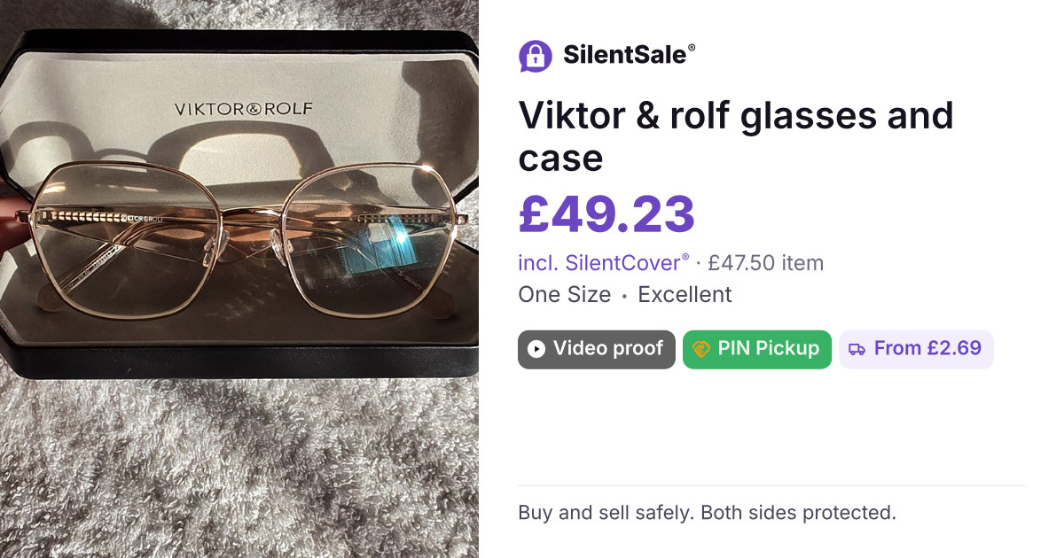 Viktor & rolf glasses and case