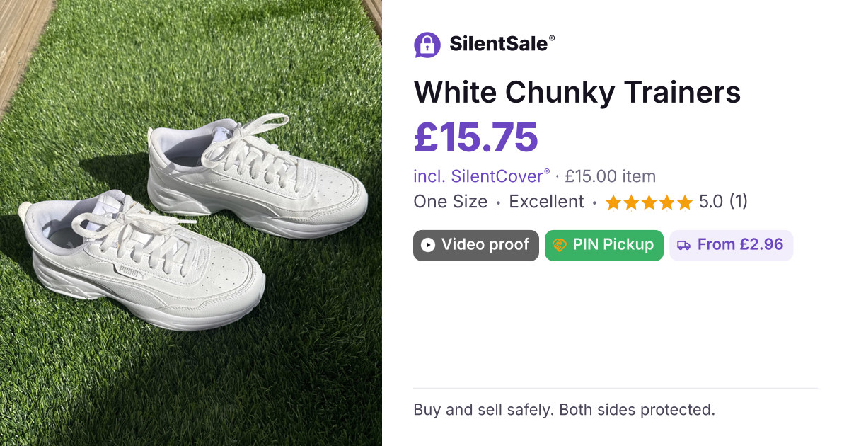 White Chunky Trainers